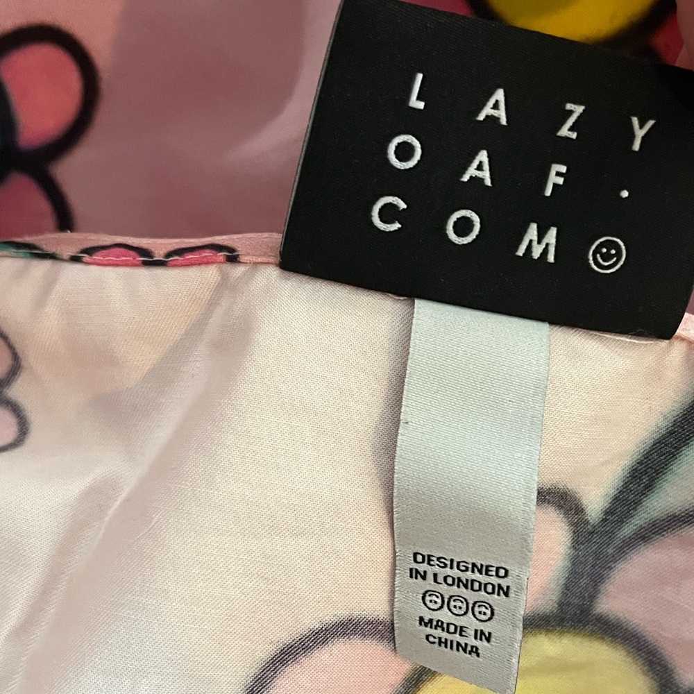 SOLD Lazy Oaf Airbrush Flowers Babydoll Dress - Picture 12 of 14